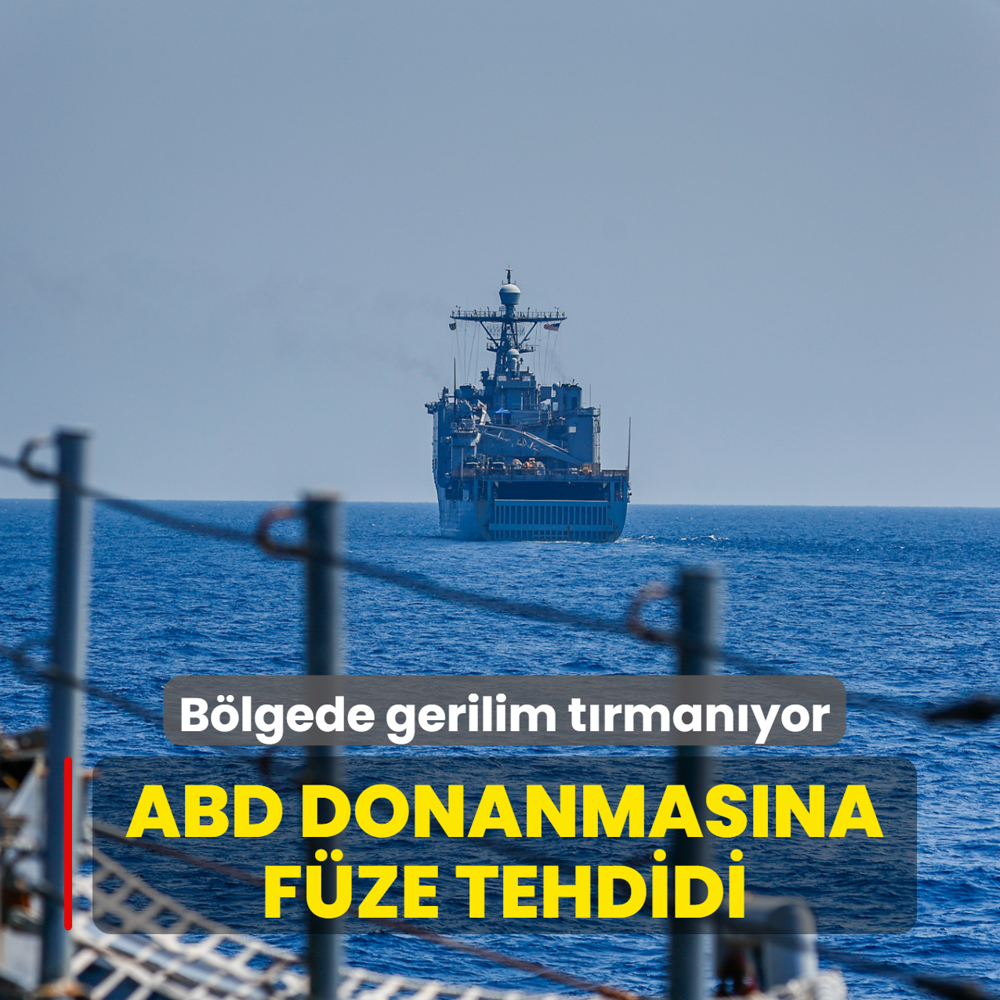 Blgede gerilim trmanyor... ABD donanmasna fze tehdidi