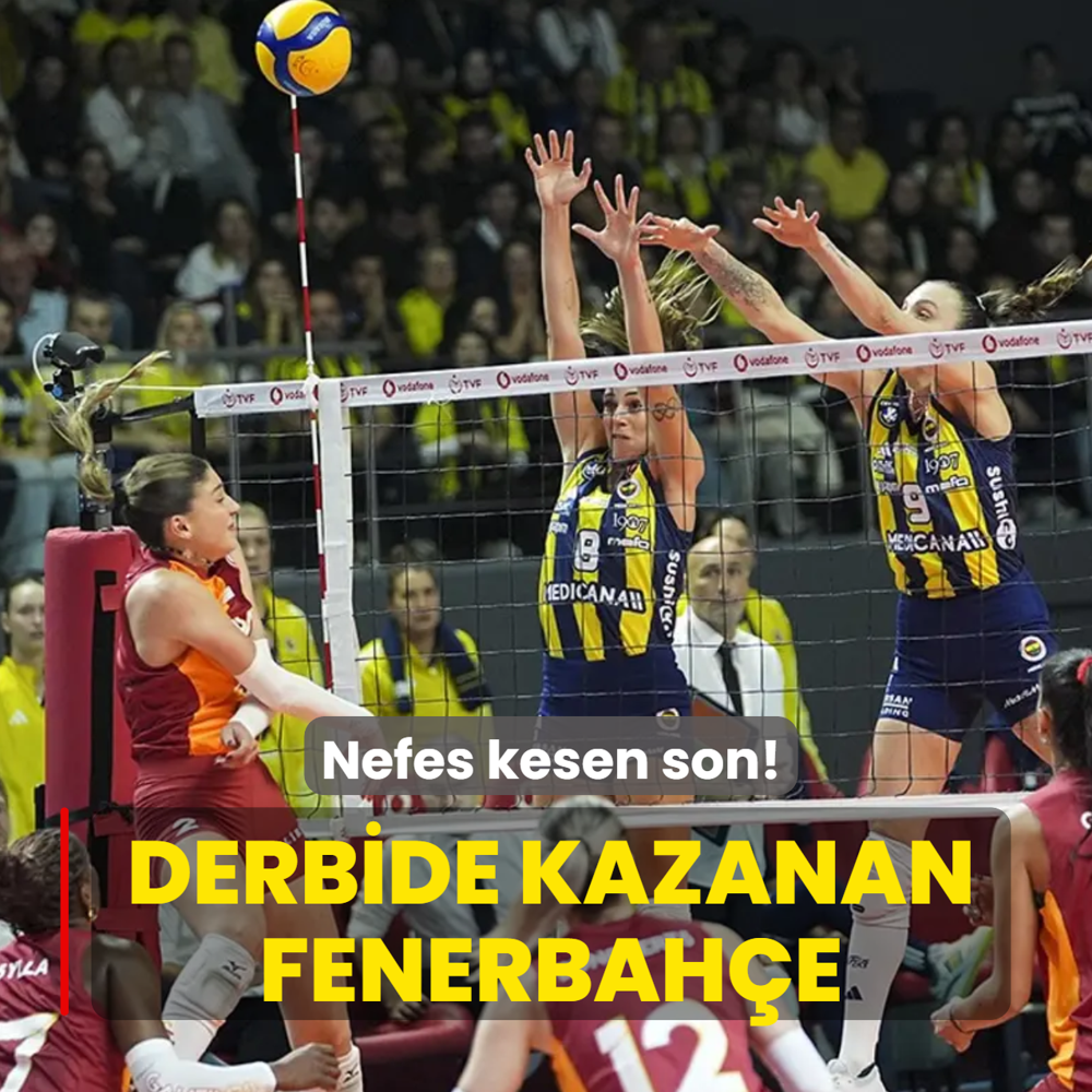 Nefes kesen son! Derbide kazanan Fenerbahe
