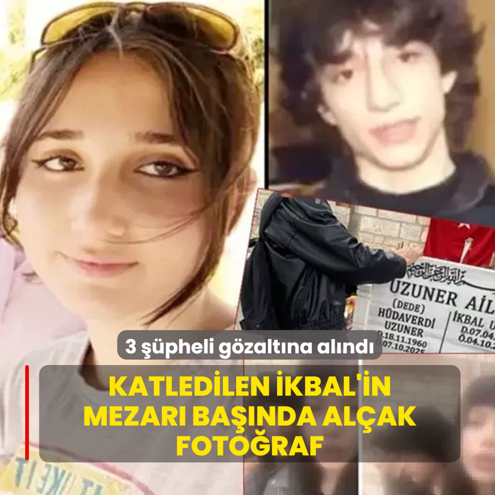 Katledilen kbal'in mezar banda alak fotoraf! 3 pheli gzaltna alnd