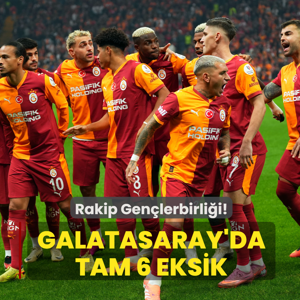 Galatasaray'n rakibi Genlerbirlii! Aslan 6 eksikle sahaya kyor