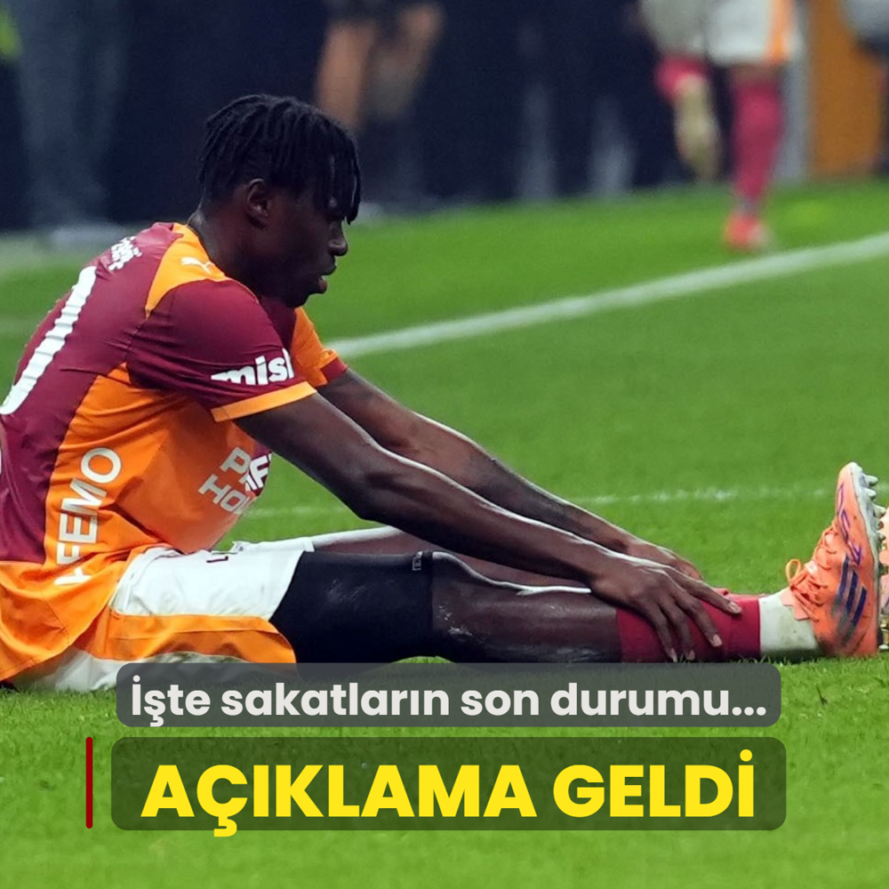 Galatasaray'dan aklama geldi! Sakatlarn son durumu belli oldu