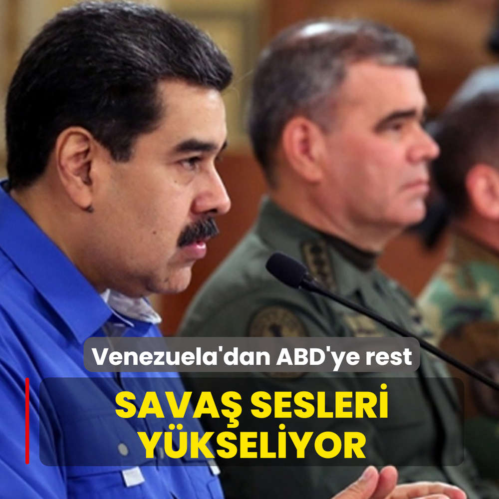Sava sesleri ykseliyor! Venezuela'dan ABD'ye rest