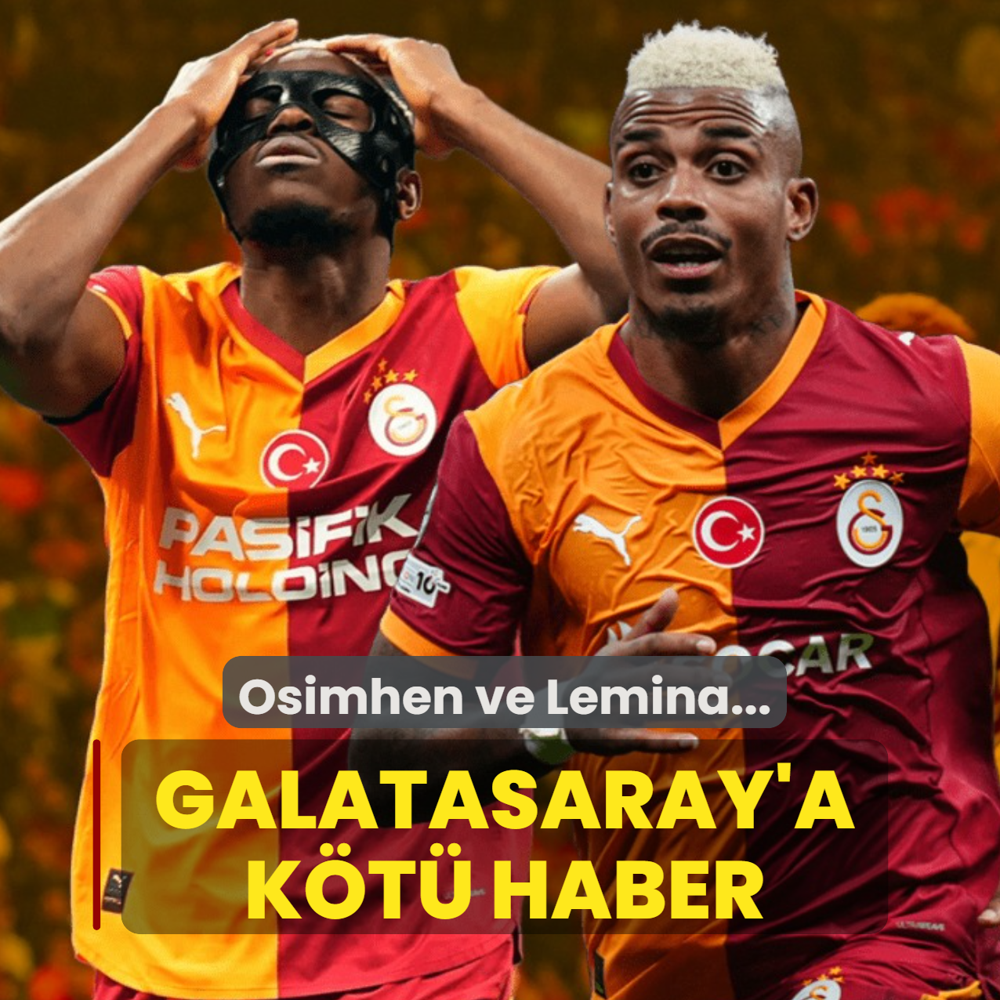 Galatasaray'a kt haber! Victor Osimhen ve Mario Lemina antrenmanda yer almad