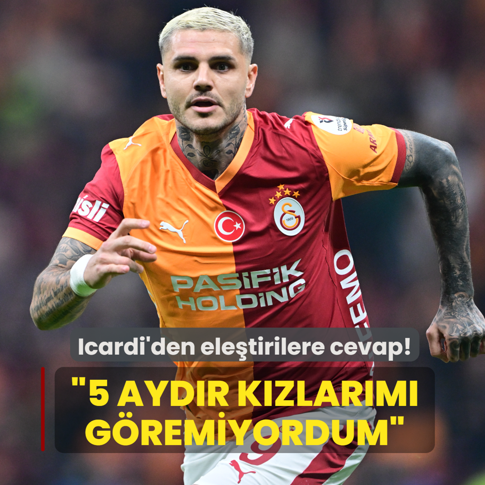Mauro Icardi'den eletirilere cevap! 5 aydr kzlarm gremiyordum