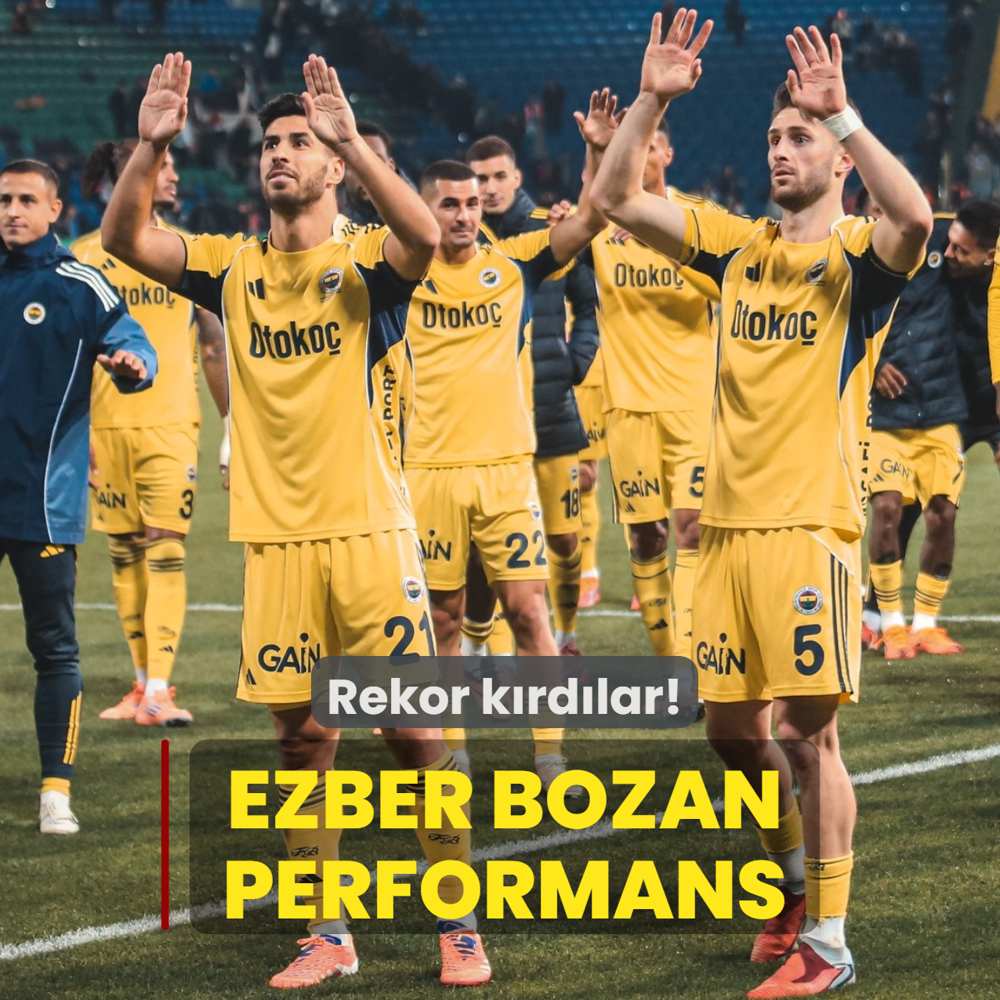 Rekor krdlar! Fenerbahe'den ezber bozan performans