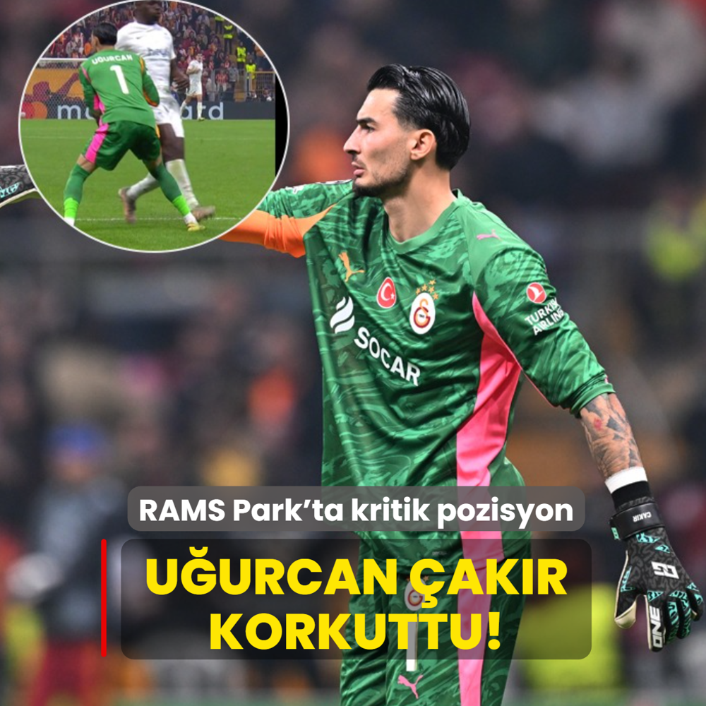 Uurcan akr korkuttu! RAMS Park'ta kritik pozisyon