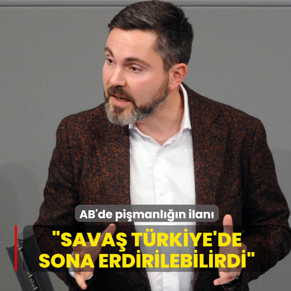 AB'de pimanln ilan: Sava Trkiye'de sona erdirilebilirdi