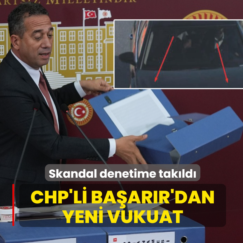 CHP'li Baarr'dan skandal tahsis! akarl aracn sabkal i insannn emrine verdi