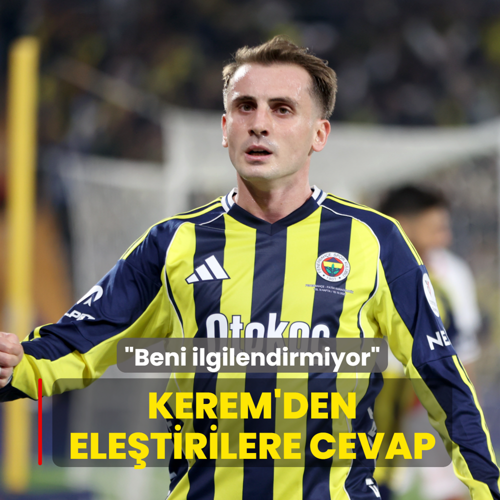 Kerem Aktrkolu'ndan eletirilere cevap! Beni ilgilendirmiyor
