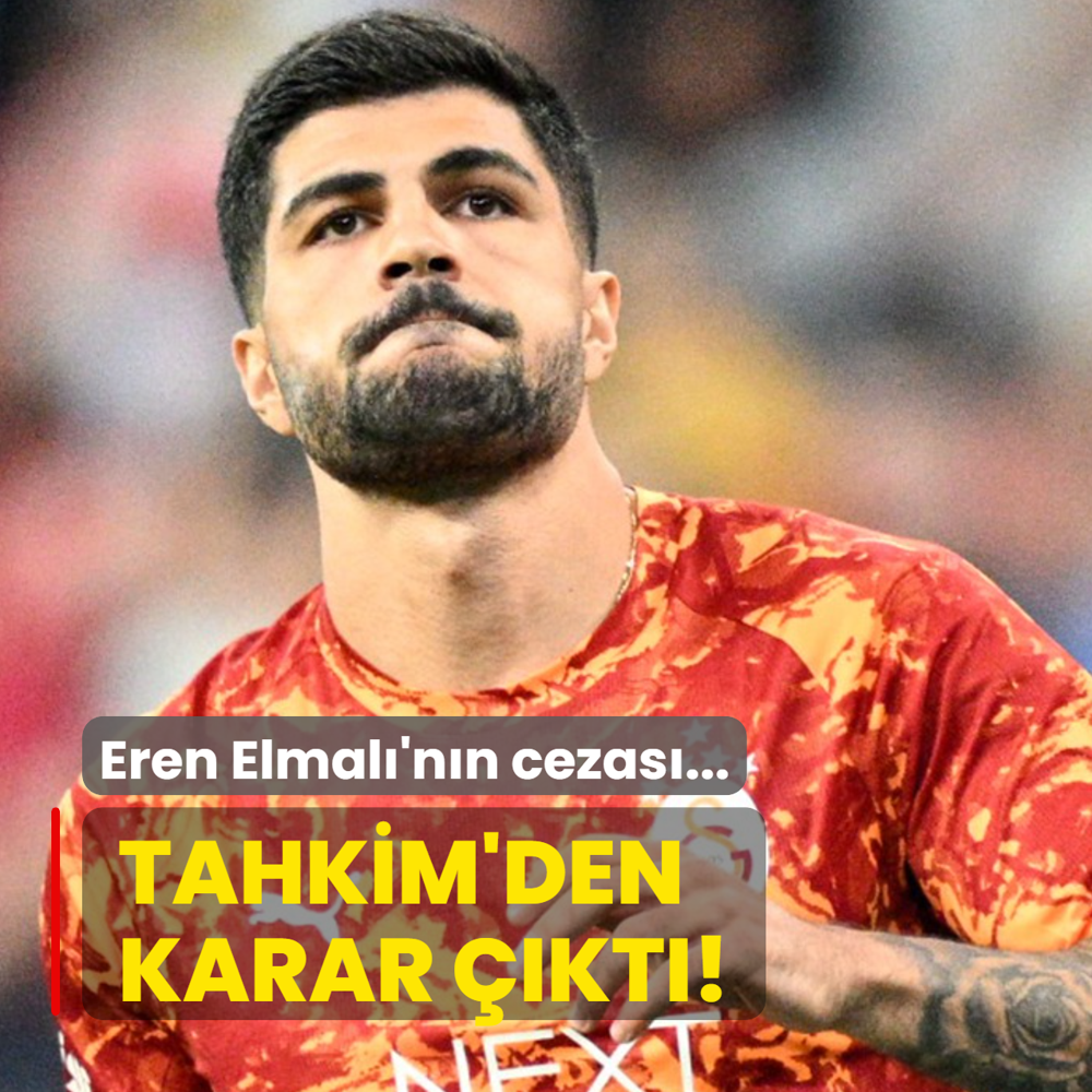 Tahkim'den karar kt! Eren Elmal'nn cezas...