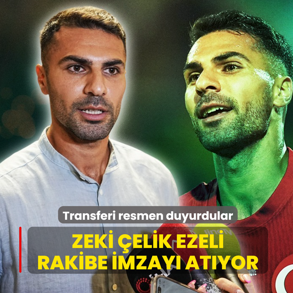 Ve Zeki elik ezeli rakibe imzay atyor! Transferi resmen duyurdular