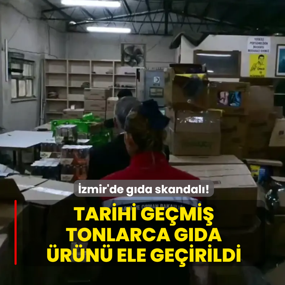 Bakan Yumakl aklad: Tarihi gemi 30 ton gda rn ele geirildi