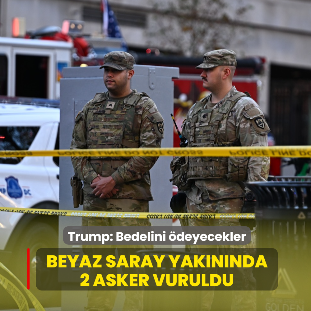 Beyaz Saray yaknnda 2 asker vuruldu... Trump: Bedelini deyecekler