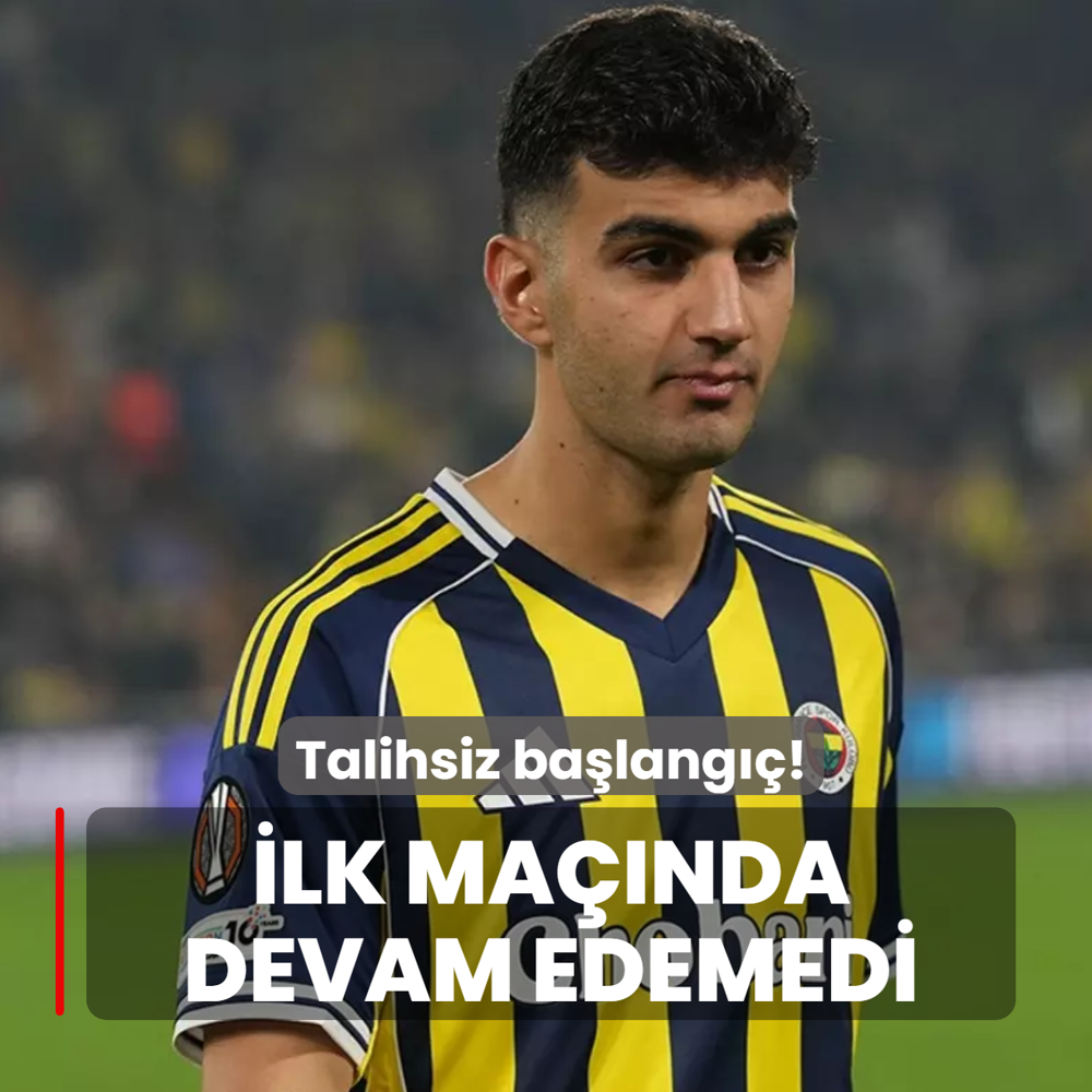Talihsiz balang! Yiit Efe Demir ilk manda devam edemedi