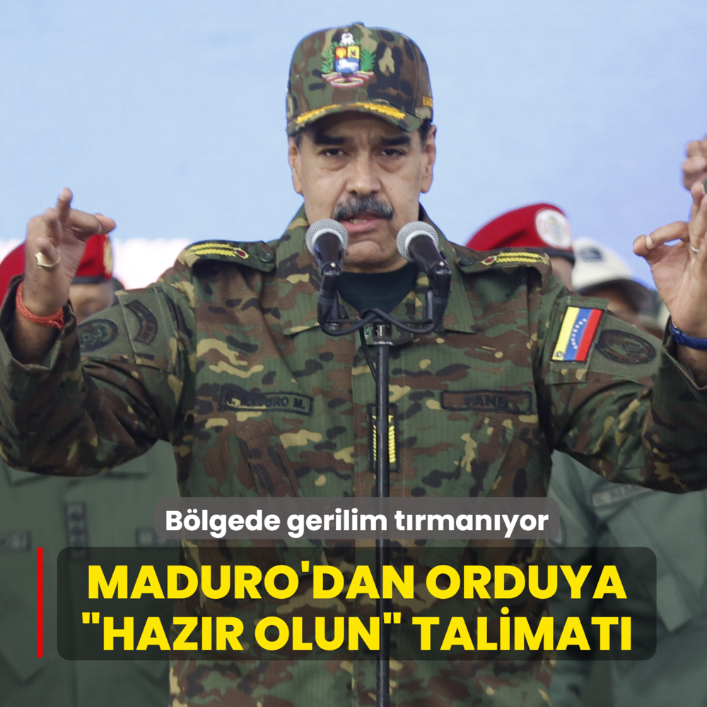 Blgede gerilim trmanyor... Maduro'dan Hava Kuvvetlerine hazr olun talimat