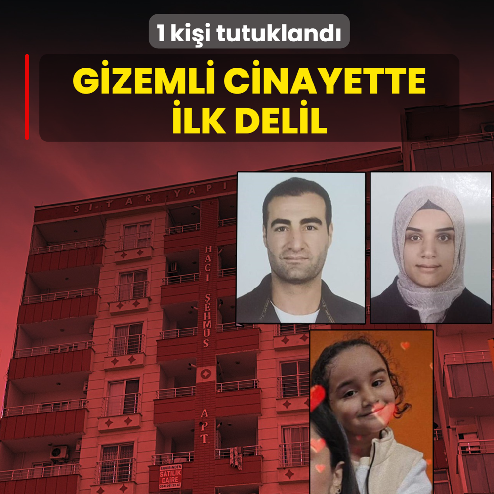 Gizemli cinayette ilk delil! 1 kii tutukland