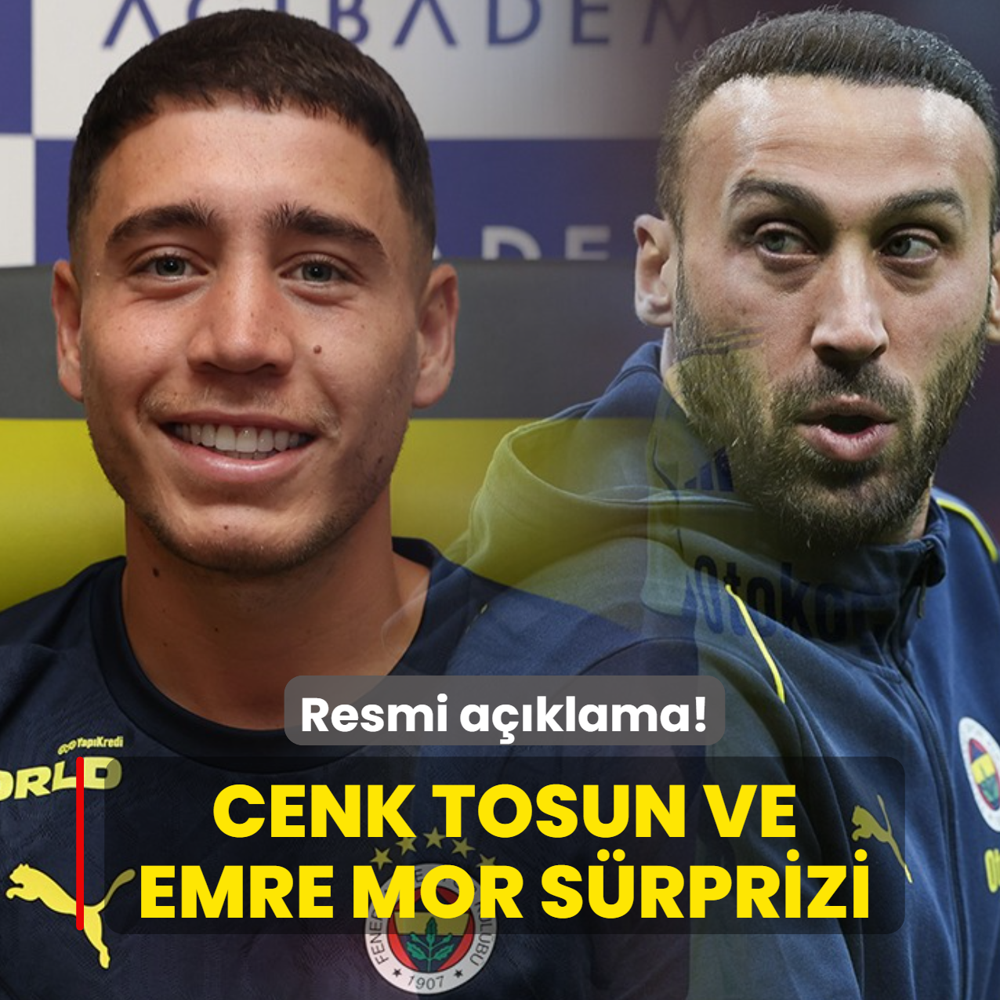 Resmi aklama! Sper Lig ekibinden Cenk Tosun ve Emre Mor srprizi