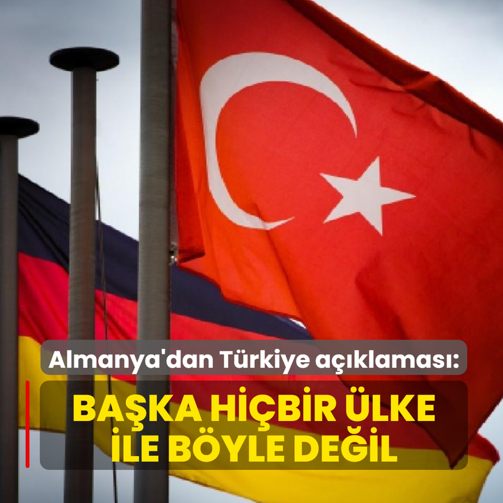 Almanya'dan Trkiye aklamas: Baka hibir lke ile byle deil