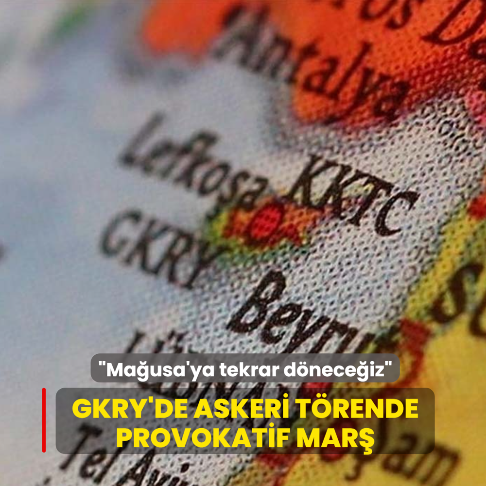 GKRY'de askeri trende provokatif mar... Mausa'ya tekrar dneceiz