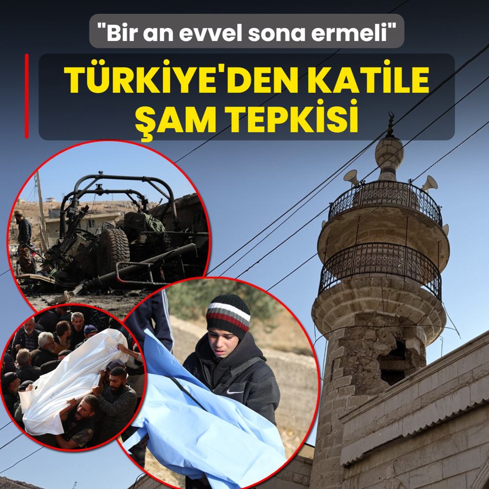 Trkiye'den katile am tepkisi: Saldrlar  bir an evvel sona ermeli