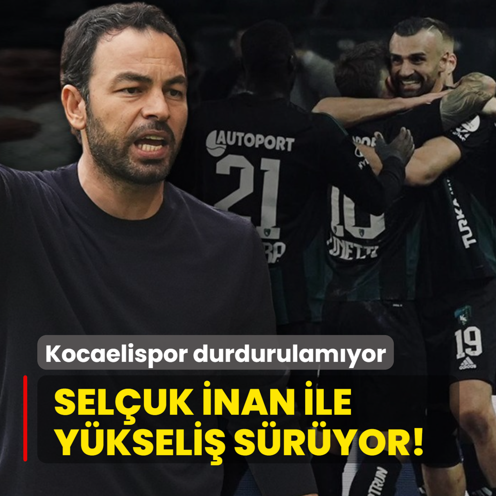 Ykseli sryor! Seluk nan ile Kocaelispor durdurulamyor