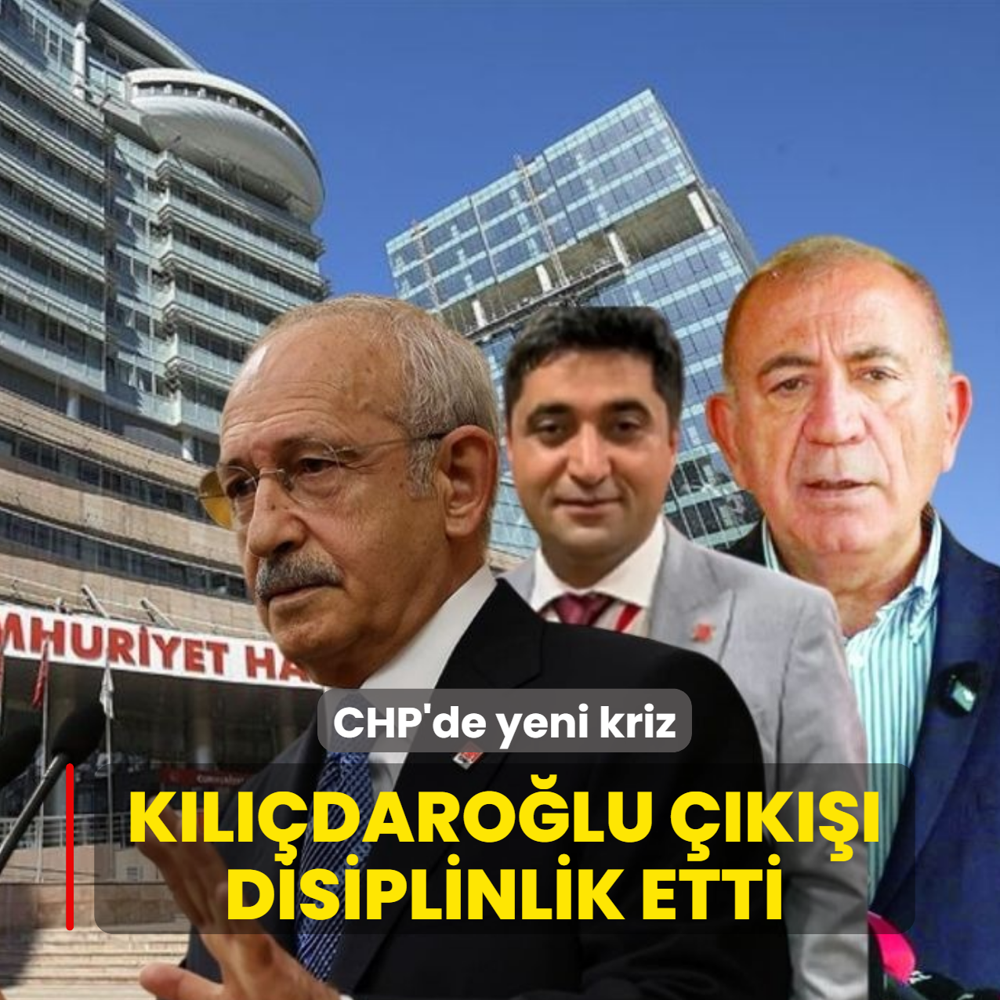 CHP'de yeni kriz! Kldarolu k disiplinlik etti