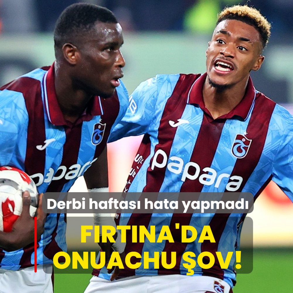 Onuachu ov! Frtna derbi haftasnda hata yapmad