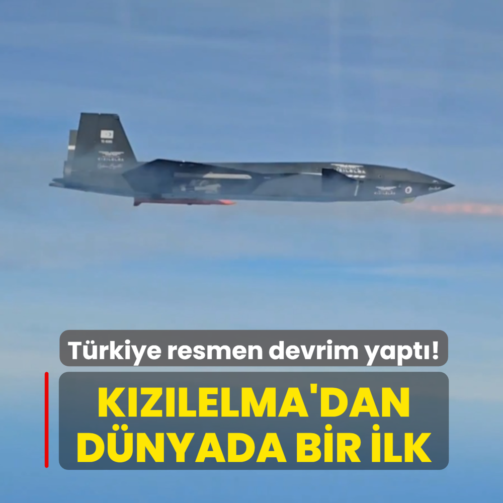 Trkiye resmen devrim yapt! Bayraktar KIZILELMA'dan dnyada bir ilk