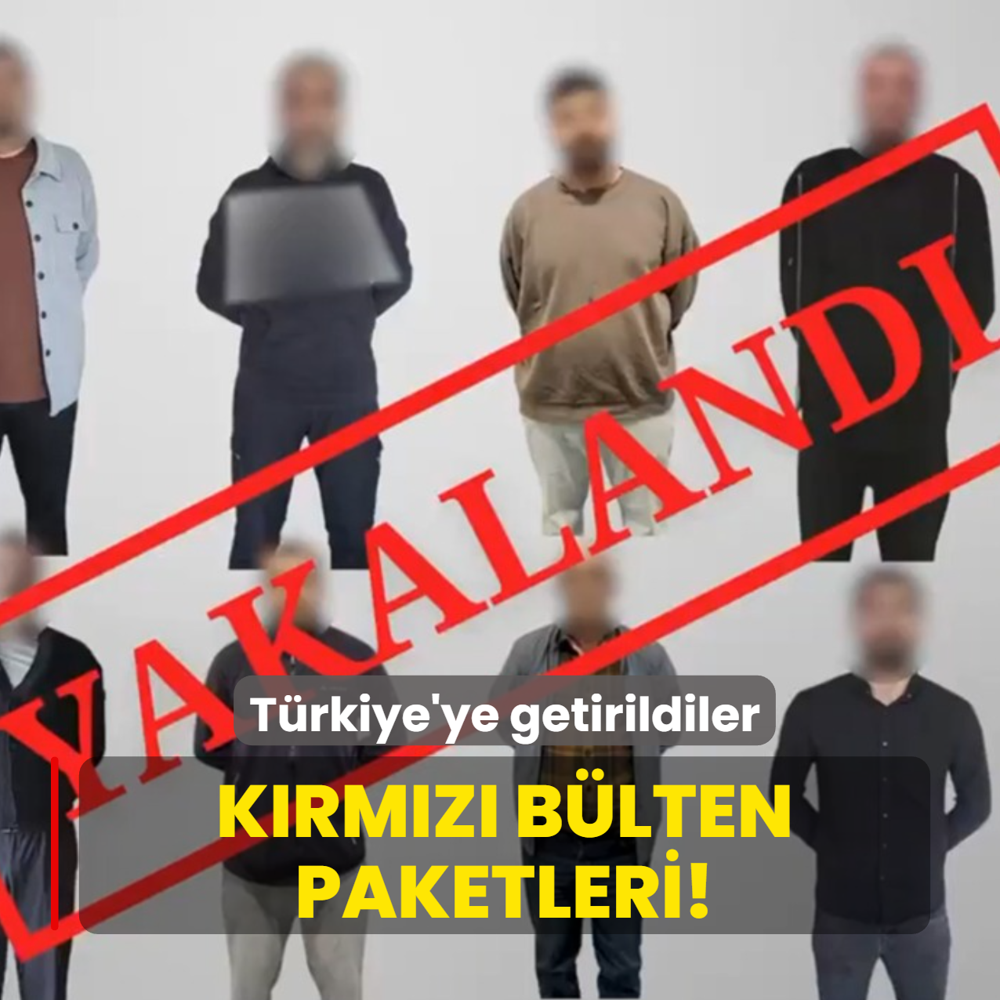 Krmz bltenle aranan 12 sulu Trkiye'ye getirildi