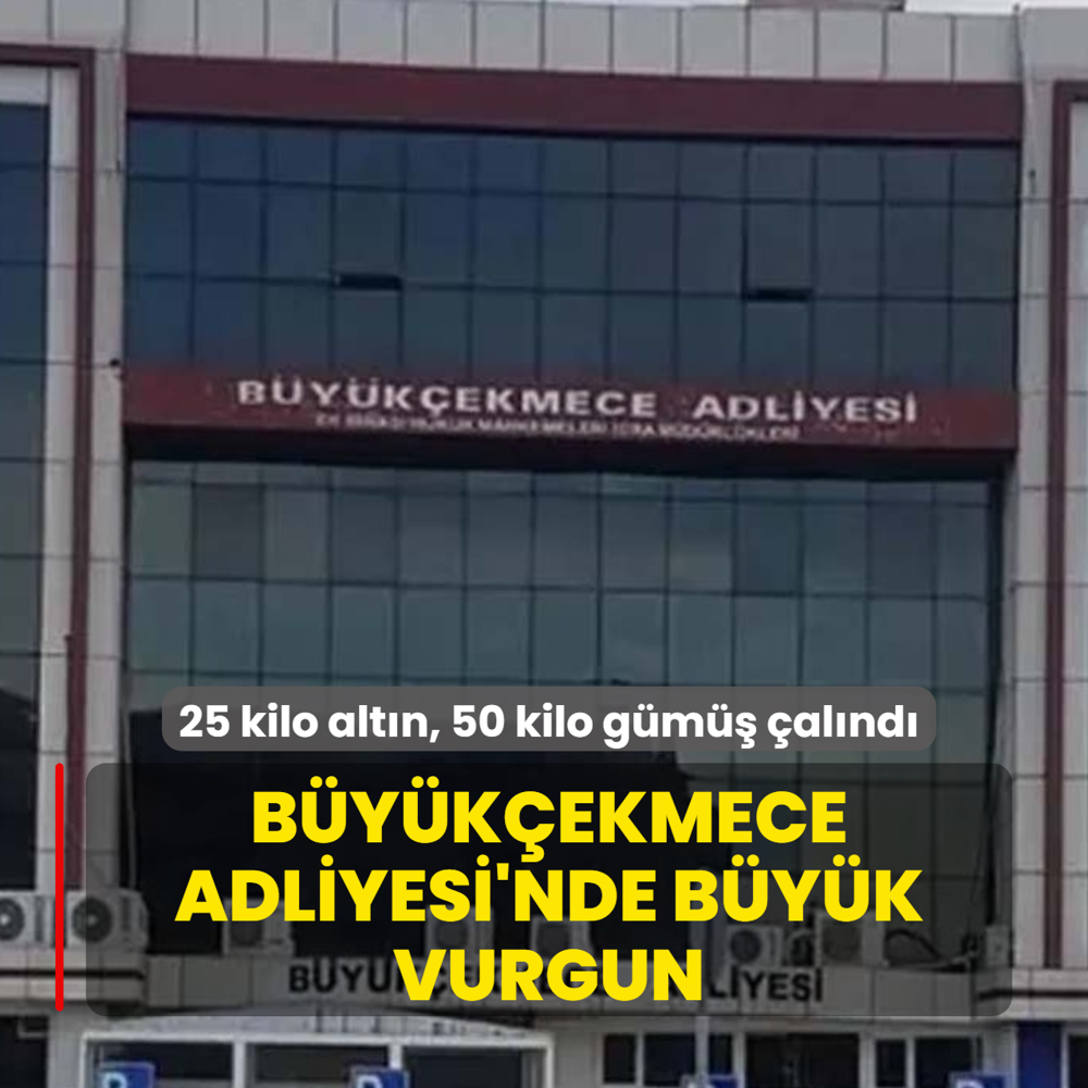 Bykekmece Adliyesi'nde byk vurgun: Emanet kasalar soyuldu