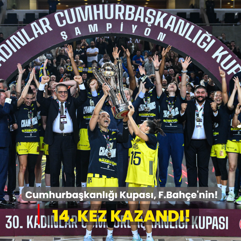 14. kez kazand! Cumhurbakanl Kupas'nn galibi Fenerbahe