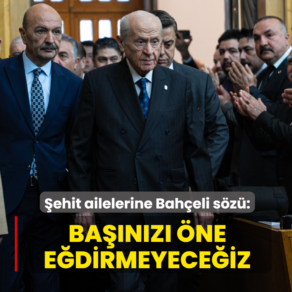 Baheli'den ehit ailelerine sz: Banz ne edirmeyeceiz