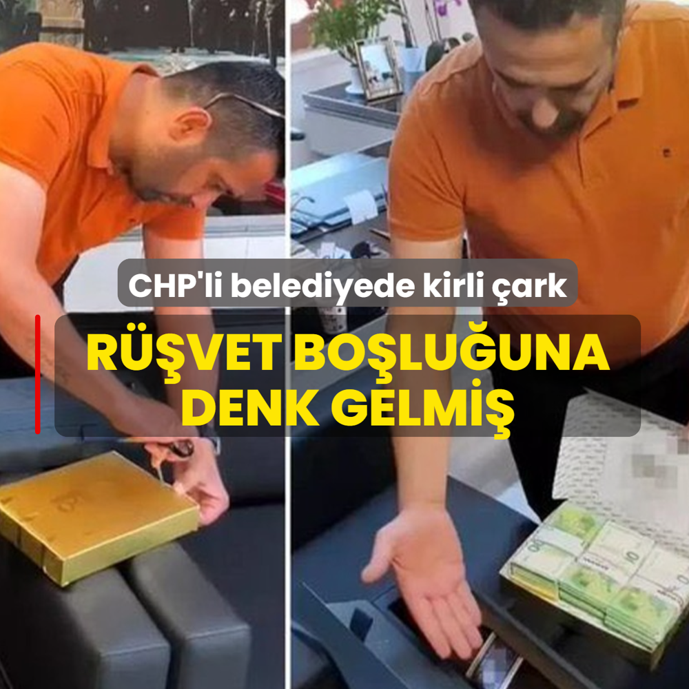 CHP'li belediyede kirli ark! Rvet boluuna denk gelmi