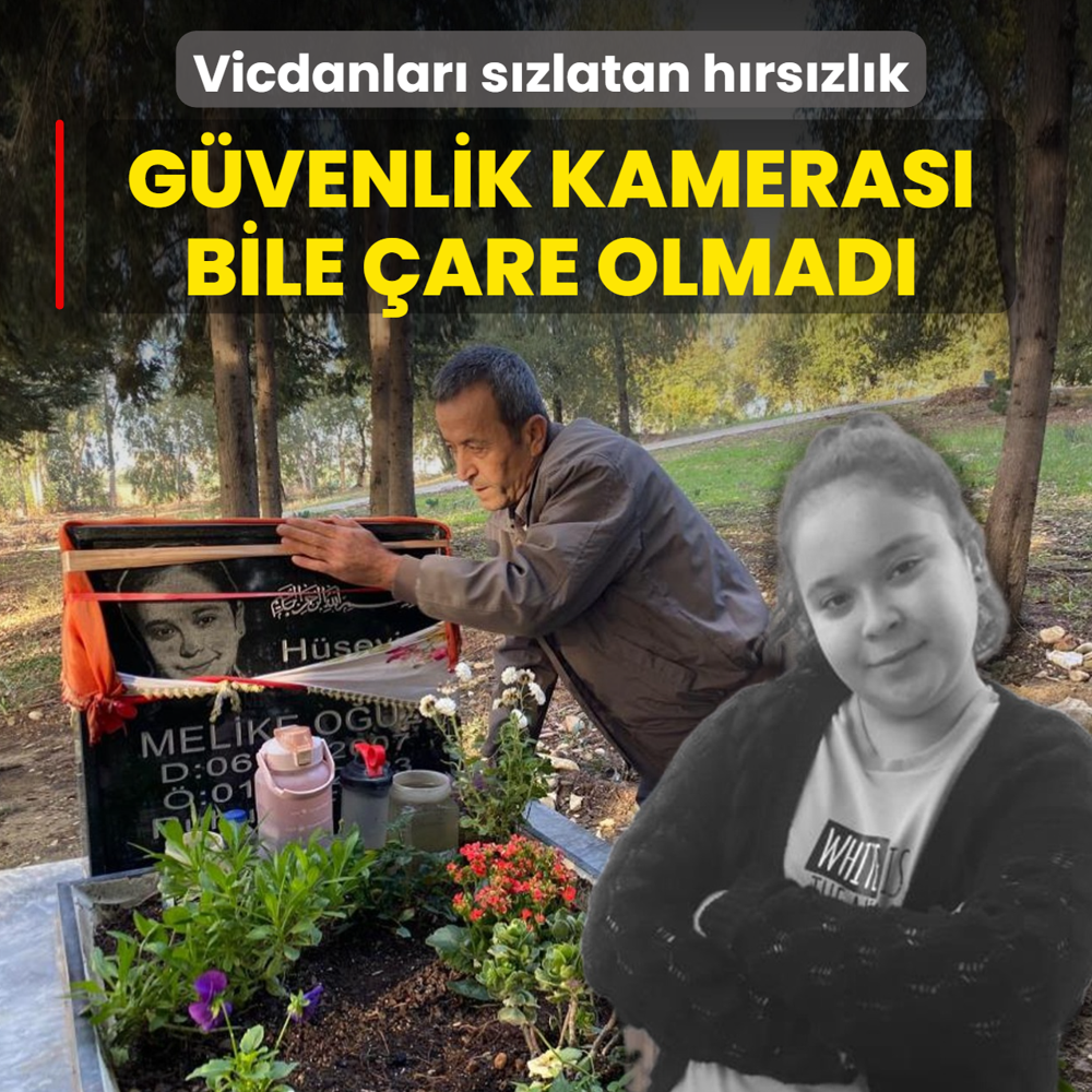 Mezarda vicdanlar szlatan hrszlk! Gvenlik kameras bile are olmad