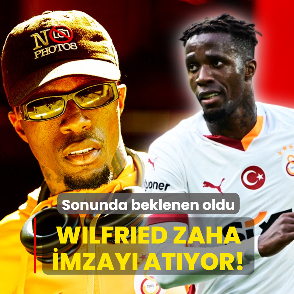 Ve Wilfried Zaha imzay atyor! Sonunda beklenen oldu