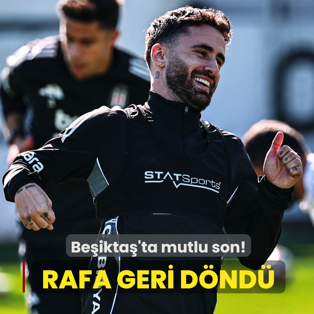 Beikta'ta mutlu son! Rafa Silva geri dnd