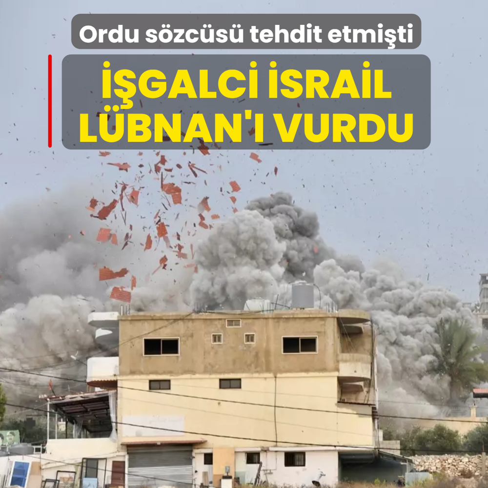 galci srail'den Lbnan'a saldr