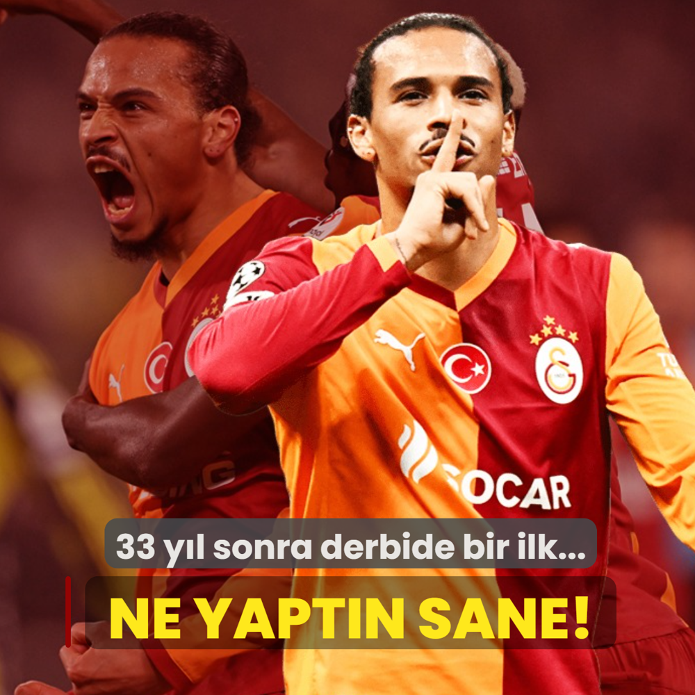 Ne yaptn sen Leroy Sane! 33 yl sonra Fenerbahe'ye kar bir ilk...