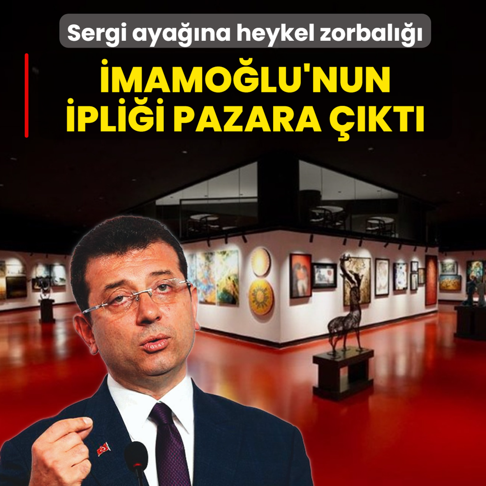 Sergi ayana heykel zorbal! mamolu'nun iplii pazara kt