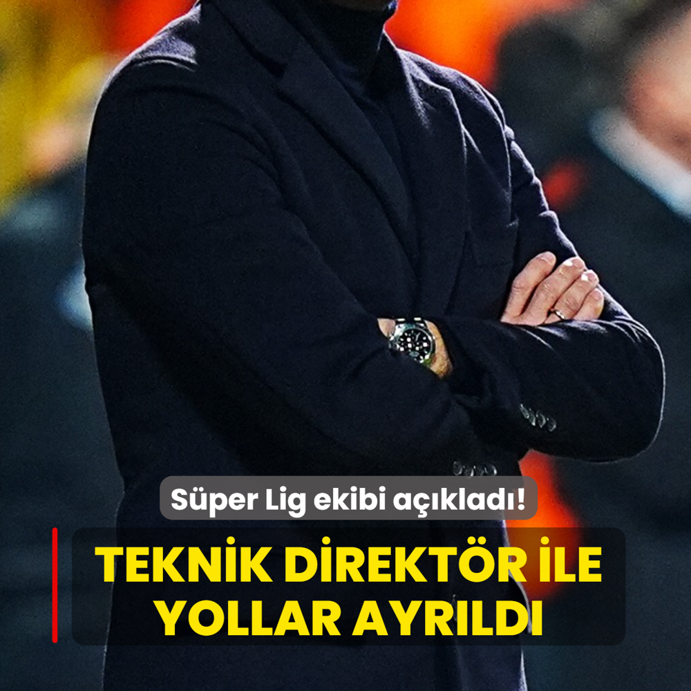 Sper Lig ekibi aklad! Teknik direktr ile yollar ayrld