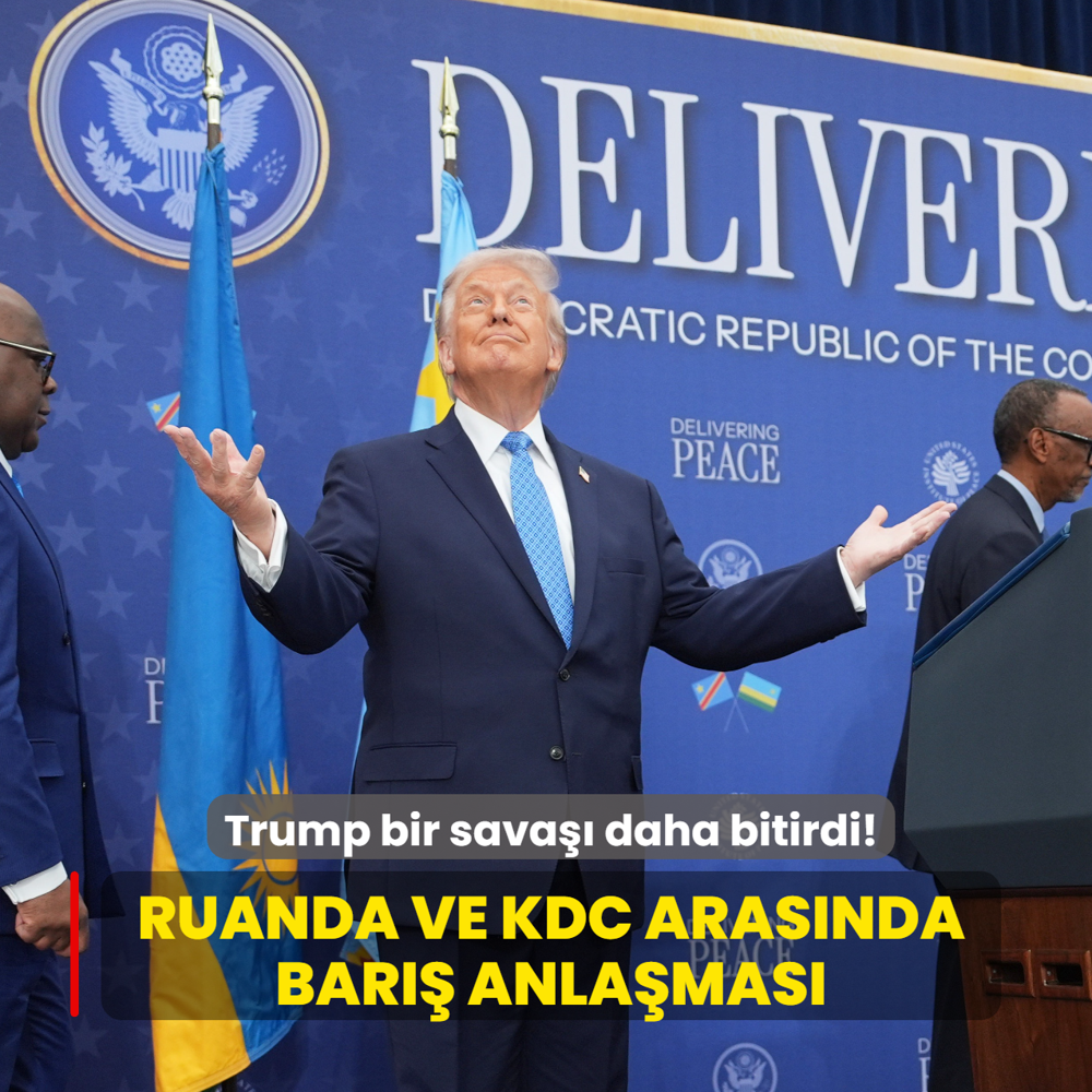 Trump bir sava daha bitirdi! Ruanda ve Kongo Demokratik Cumhuriyeti arasnda bar anlamas