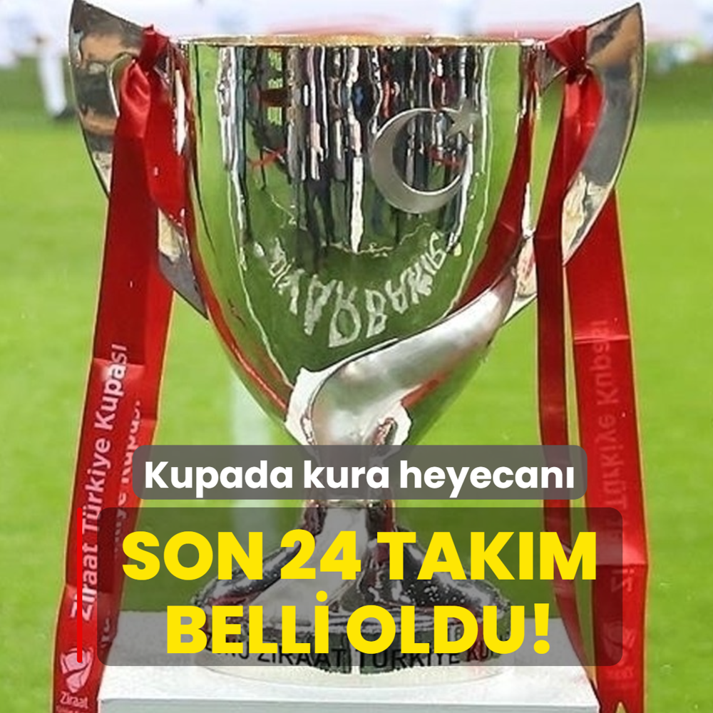 Trkiye Kupas'nda kura heyecan! Son 24 takm belli oldu