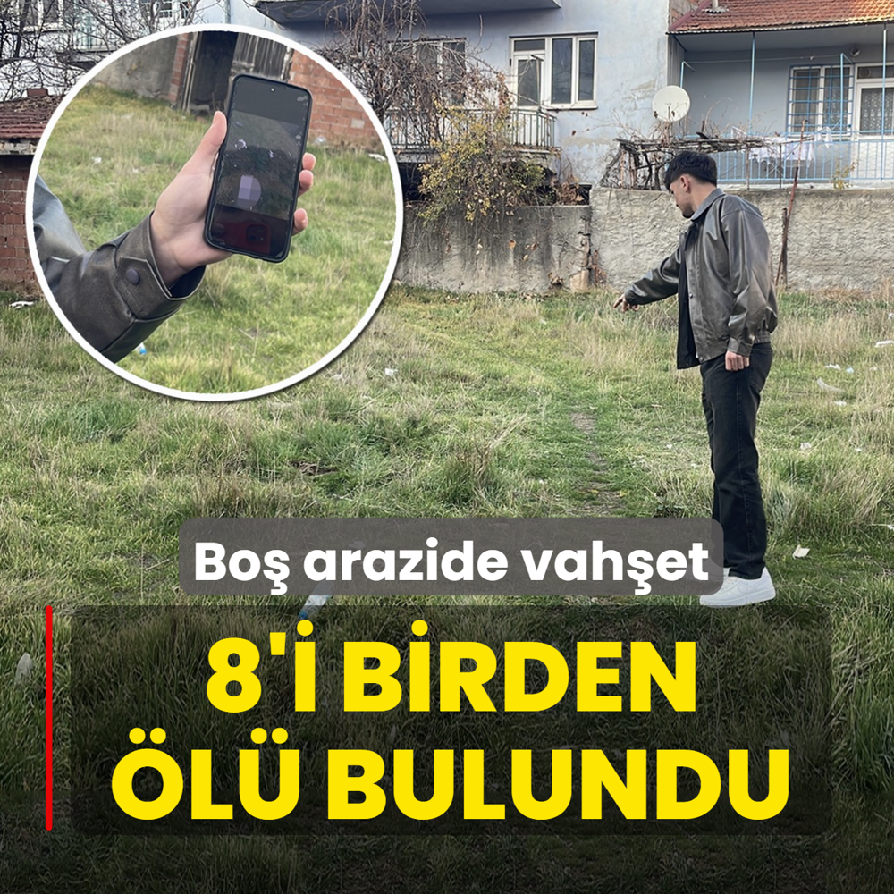 Bo arazide vahet! 8'i birden l bulundu