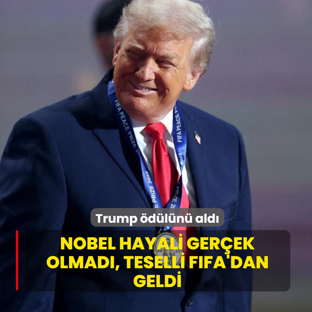 Nobel hayali gerek olmad, teselli FIFA'dan geldi... Trump dln ald