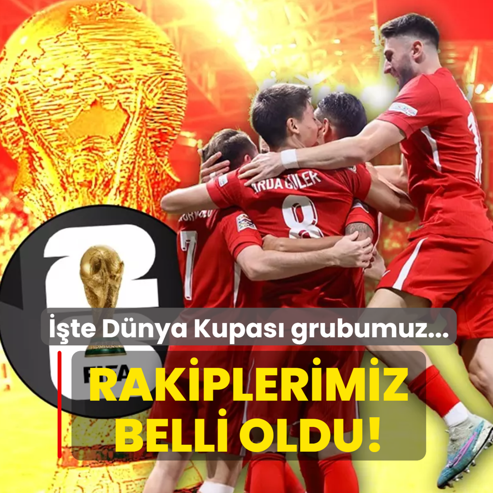 Rakiplerimiz belli oldu! te Dnya Kupas grubumuz...