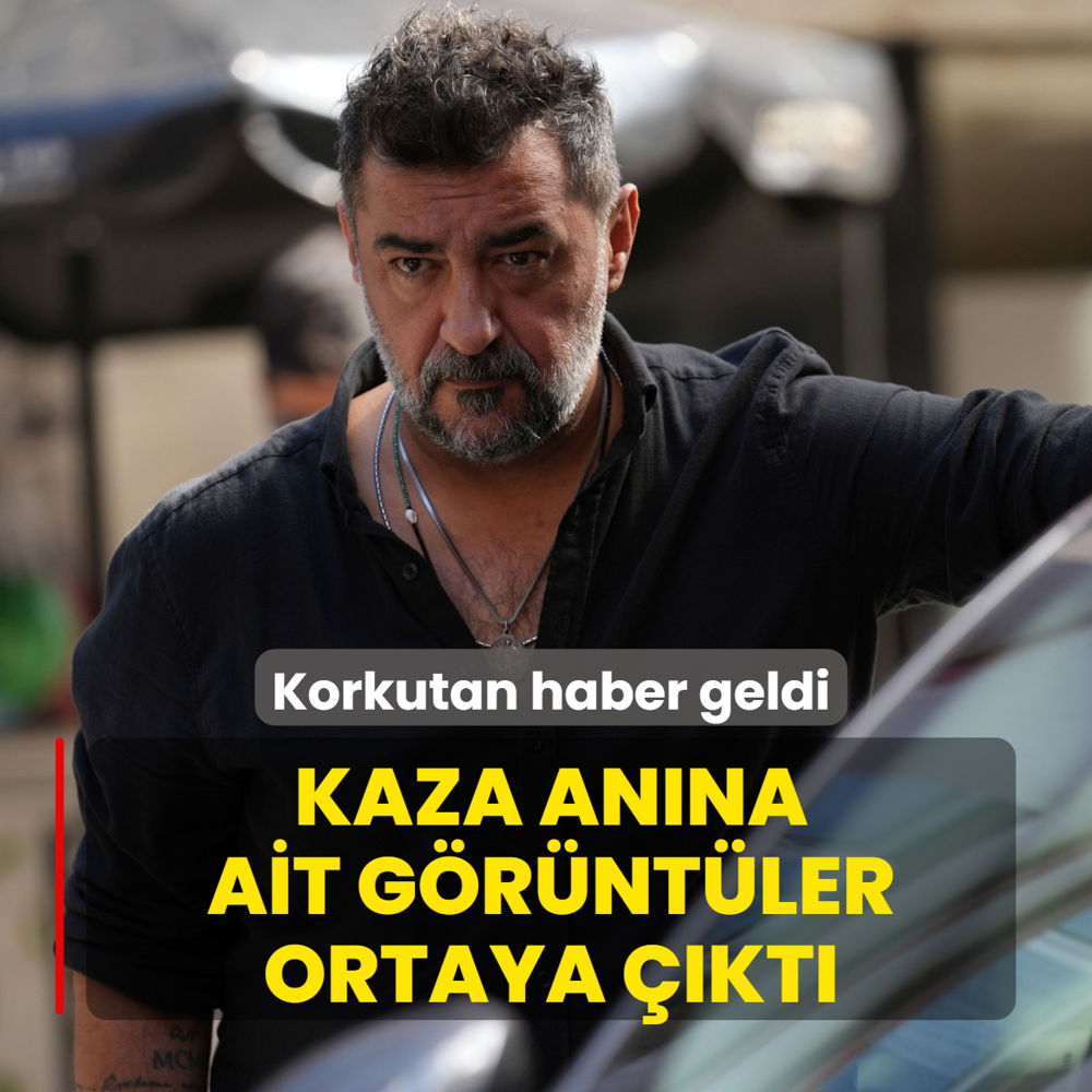 Korkutan haber geldi! Kaza anna ait grntler ortaya kt