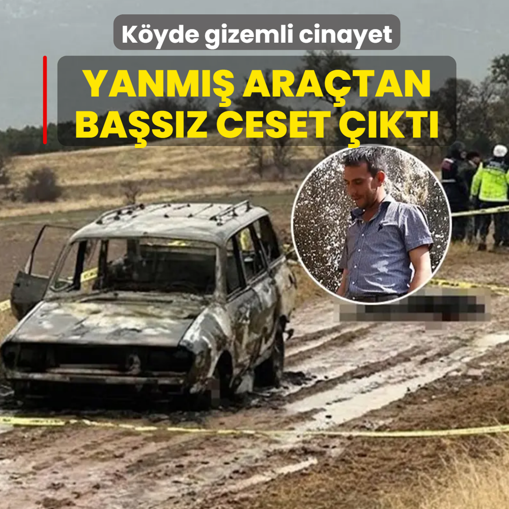 Kyde gizemli cinayet: Yanm aratan basz ceset kt
