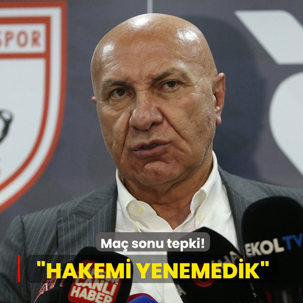 Yksel Yldrm'dan ma sonu tepki! Hakemi yenemedik