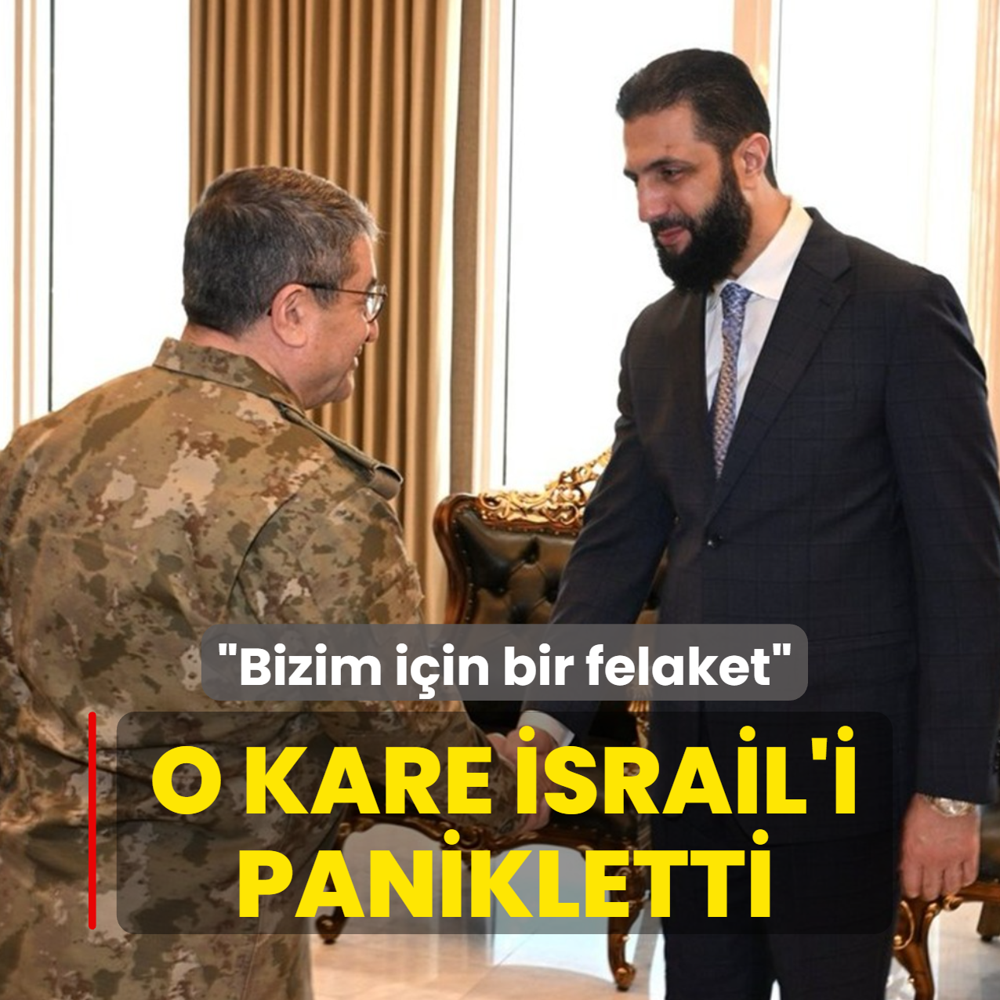 O kare srail'i panikletti: Bizim iin bir felaket