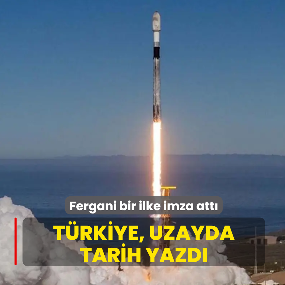 Trkiye, uzayda tarih yazd! Fergani bir ilke imza att